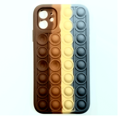Push It Pop Fidget Toy Bubble Case Cover for iPhone 11 Pro Max