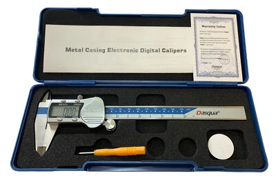 Dasqua Big Screen Metal Digital Vernier Caliper 0-150mm/0-6" 2117-9105 RDG Tools