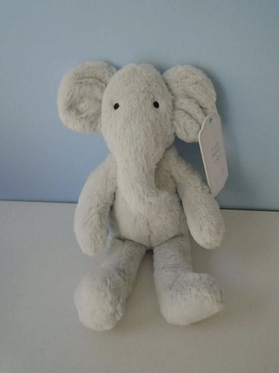 NWT MOTHERCARE GREY SNUGGLE ELEPHANT BABY SOFT TOY COMFORTER 29cm MC538SH