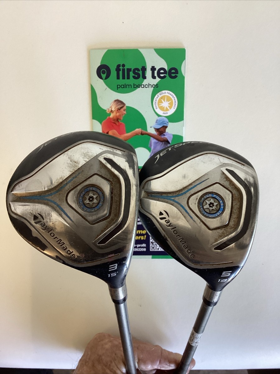 Taylormade Jetspeed Black 19° 5 Wood Stiff Graphite Shaft Taylormade Grip Taylormade Jetspeed Black 19° 5 Wood Stiff Graphite Shaft Taylormade Grip