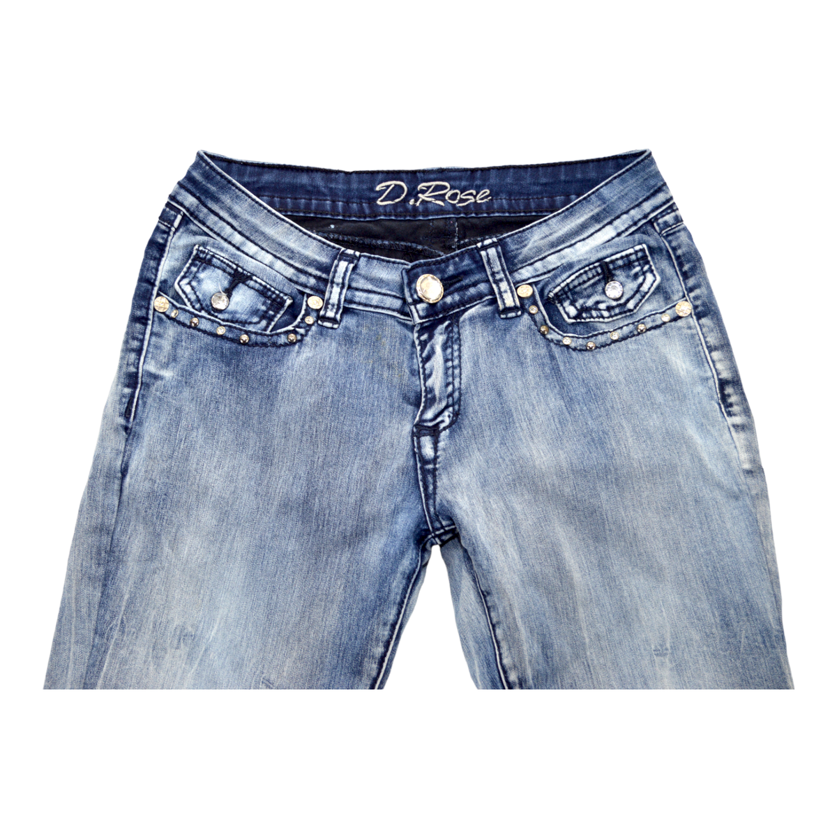 D.rose Jeans Women's Size 9 Blue Denim Skull | eBay