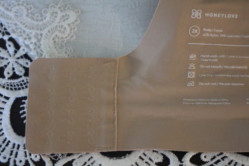 HoneyLove Nude Bra Size 2X Wireless Comfortable Basic Essentials - Picture 8 of 12