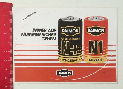 Decal/Decal: Daimon Batteries - Always Play It Safe (03051649)