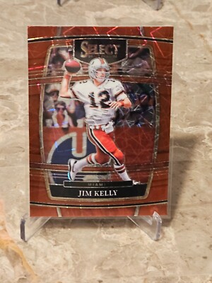 2022 Jim Kelly Select Draft Picks Red Laser Prizm #61 -Buffalo Bills