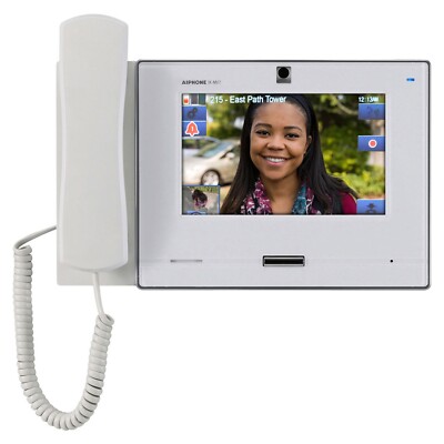 Aiphone IX-MV7-HW Video Intercom Master Station IP Monitor mit 7   Touchscreen