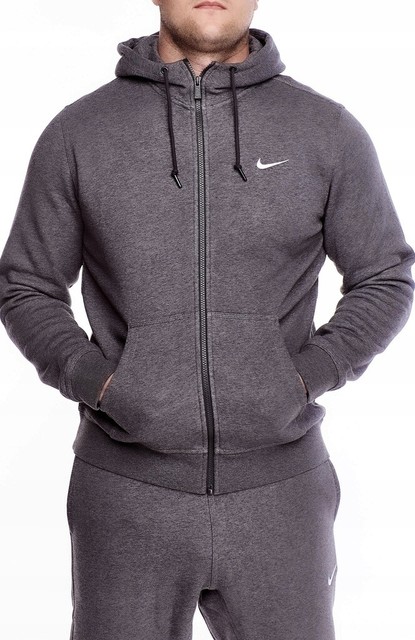 nike club swoosh full zip hoodie
