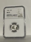1942 Mercury Head Silver Dime 10c Coin NGC MS67