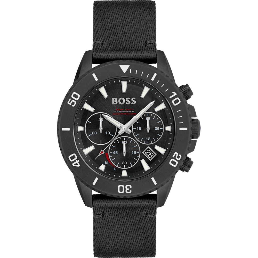 Hugo Boss Black Mens Chronograph Watch Admiral 1513918 | eBay