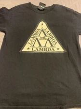 Junk Food Revenge of The Nerds Graphic Tshirt Size S Lambda Lambda Lambda