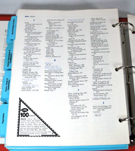 Betty Crocker's New Cookbook Vintage HARDCOVER 1996 3 RING BINDER 8th edition - Picture 12 of 12
