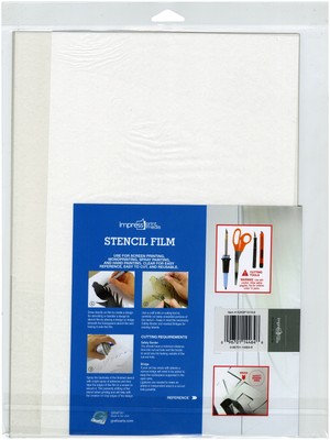 Impress Stencil Films 6/Pkg 10''X14''