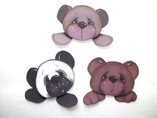 3D - U Pick - Ai1 Bear Koala Polar Panda Animals Card Scrapbook Embellishment