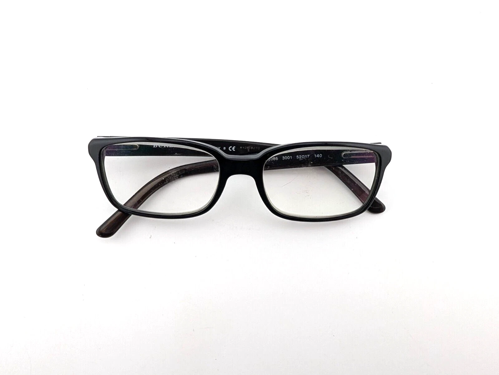 Burberry Eyeglasses, Frames Only, B 2086 3001, 52 17 140, Plastic, Italy