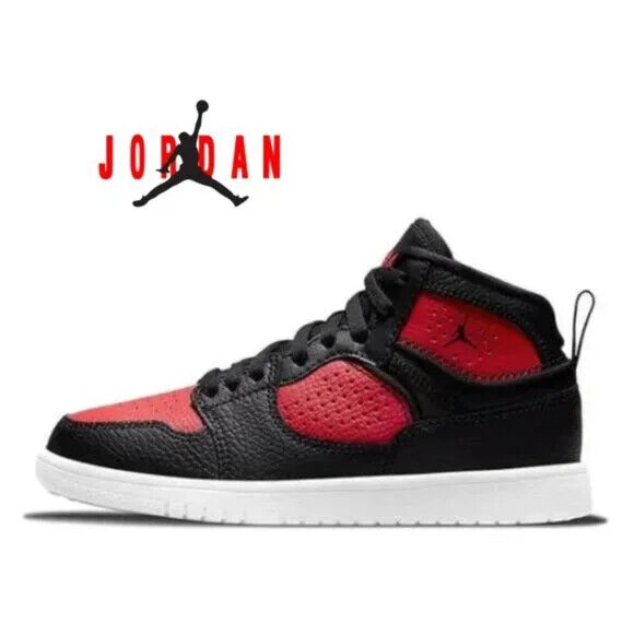 Jordan Access Bred Black Gym Red White Nike Mens Mid-Top Jordan Access Bred Black Gym Red White Nike Mens Mid-Top