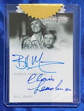 TWILIGHT ZONE ROD SERLING EDITION - DA1 DUAL AUTOGRAPH MUMY & LEACHMAN SC