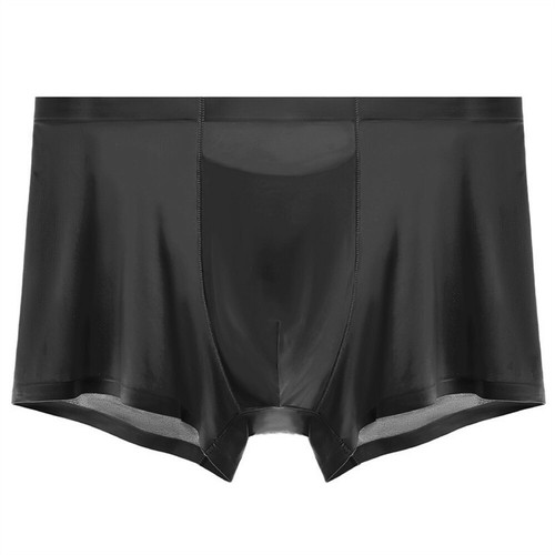 Herren Atmungsaktiv Bequem Eis Seide Boxershorts Shorts-Bulge Unterhosen Unterwäsche - Bild 8 von 17