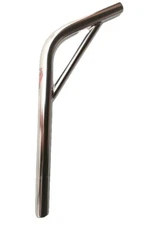 MCS BMX CrMo 7/8" (22.2mm) LaidBack SEAT POST Layback With SUPPORT CHROME