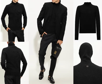Salvatore Ferragamo Pull À Col Roulé À Capuche Sweatshirt M - Photo 1/4