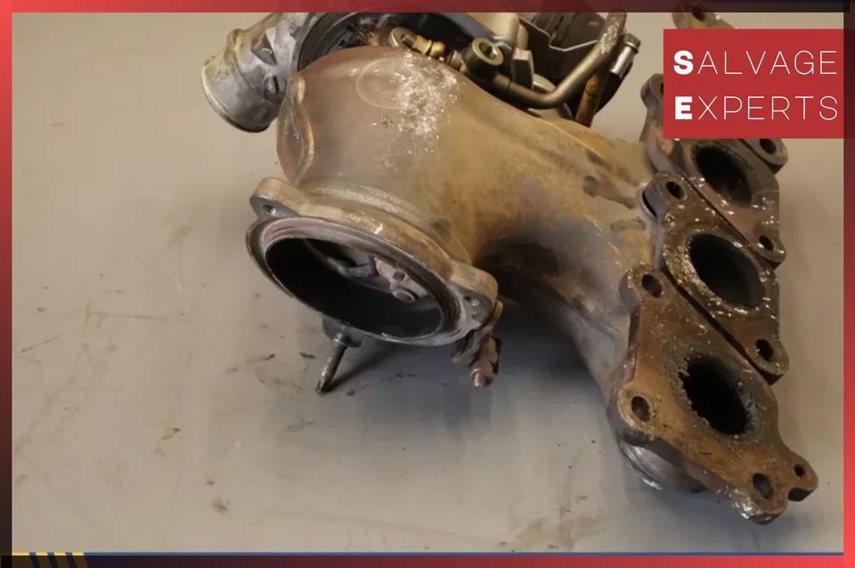 Conjunto turbocompresor Jaguar XF XE 2013-2017 motor de gasolina con colector OEM Foto 3 de 4