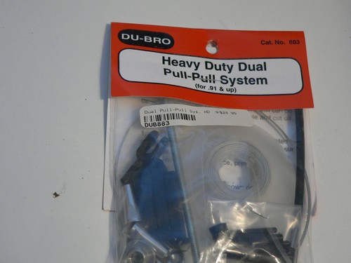 Dubro 883 Heavy Duty Dual Pull-Pull RC Airplane System .91 & Up DUB883 + extra