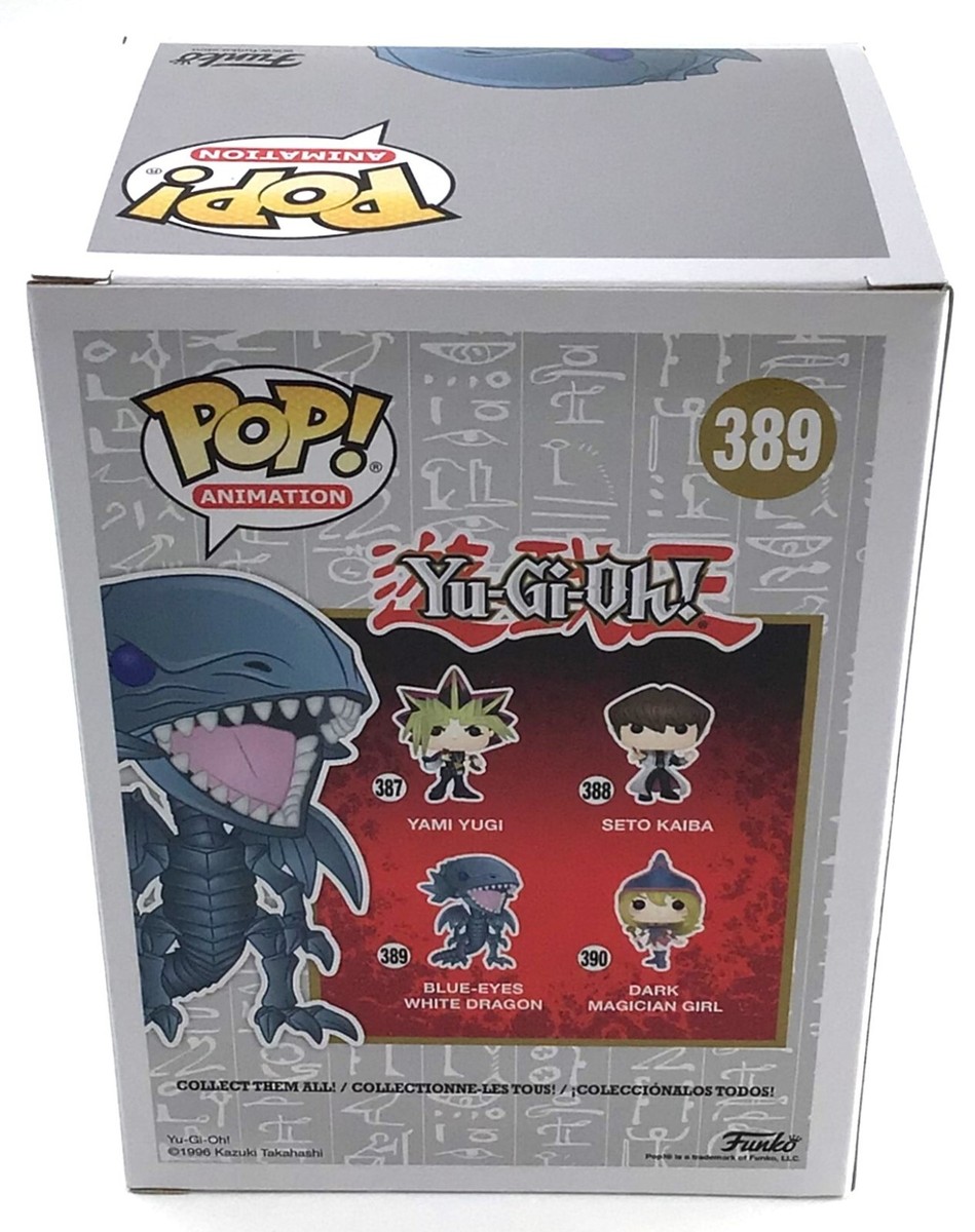 Funko Pop! Yu-Gi-Oh! Blue-Eyes White Dragon #389 with POP