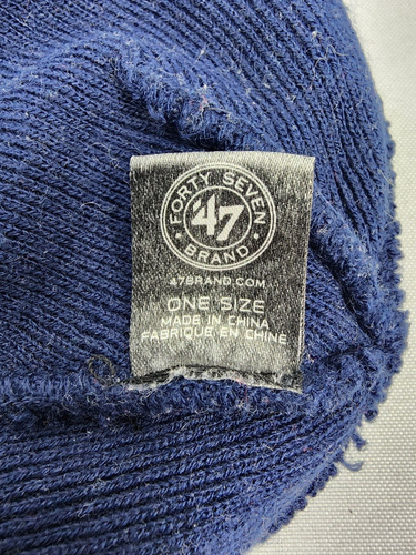 NFL Seattle Seahawks Amesbury Cuff Beanie Knit Hat Navy Blue 47 Brand - Picture 5 of 5