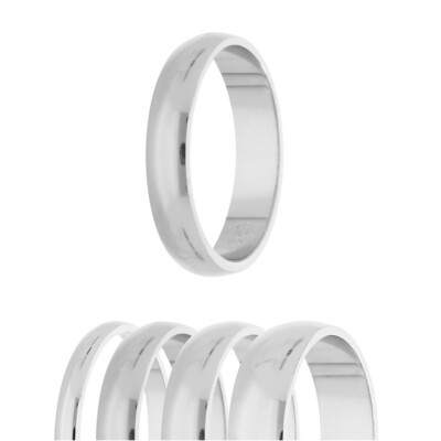 Treuheld  - 925 Sterling Silber Ring - Silber - 4 Breiten - 12 Größen (6478v)