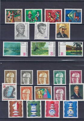 Berlin 1972: kompletter Jahrgang/complete year **/MNH, Mi.-Nr. 418-41