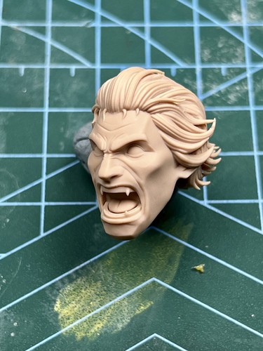 1/12 Unpainted 2099 Spider-man Miguel O'Hara Head Carved Fit ML Action Figure - Picture 15 of 21