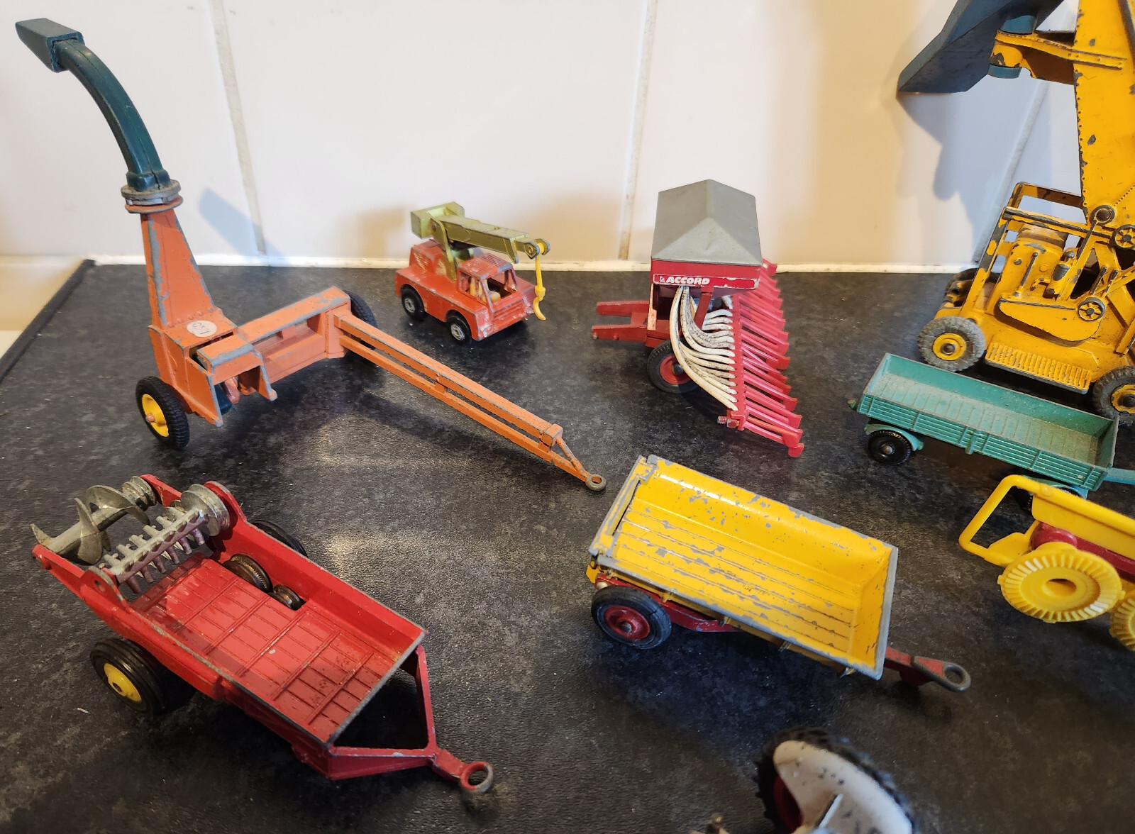 Collection of Vintage Play Worn Diecast Farm Vehicles eBay