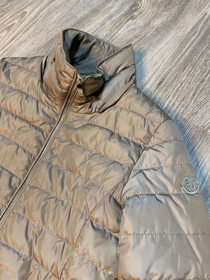 Abrigo acolchado ARMANI JEANS para mujer - Talla 38 (EU) - Taupe - Beige informal Foto 4 de 4