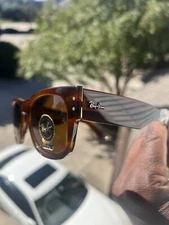 Ray-Ban Mega Wayfarer Sunglasses RB0840SF Havana