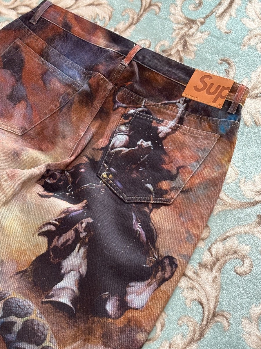 【 supreme24fw】Frazetta Loose Fit Jean 32 Supreme Frank Frazetta Loose Fit Denim Jeans Multicolor Size