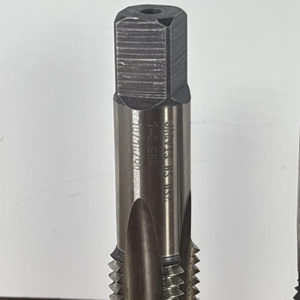 Lot of 5 NPT Pipe Tap Threads 3/4-10, 3/4-16, 5/8-11, M24x3 D-8, 1-8 GH4 Various - Image 2 of 4