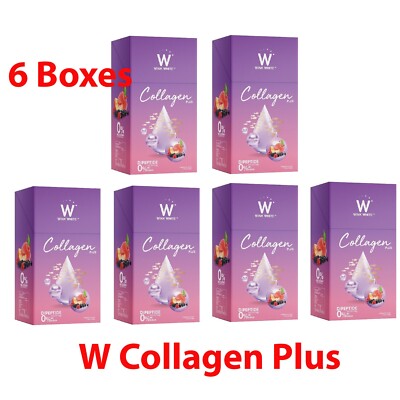 6x W Collagen Plus by Wink White Drink Brightening Radiant Skin Anti-aging