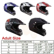 DOT Adult Kids Helmet Motorcycle Motocross Dirt Bike MX Off-Road ATV UTV W/Gifts