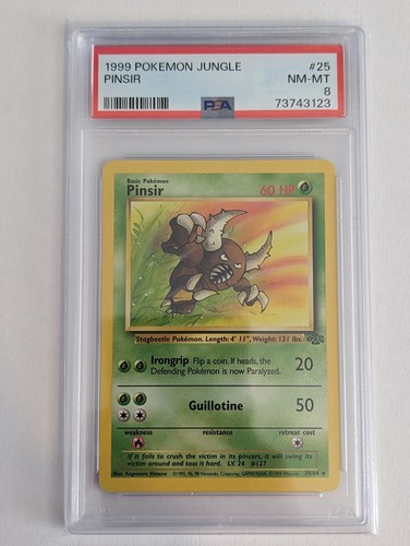 Pinsir (Unlimited) graded PSA 8 for sale on eBay