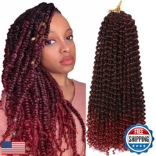 Passion Twist Hair 22 Inch - Water Wave Crochet Hair 2 Packs Long Bohemian Ha