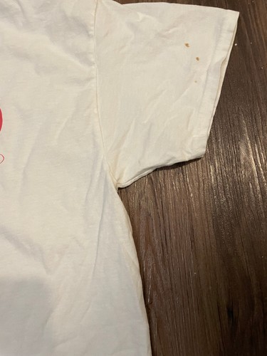 IT Pennywise Movie Promo Retro T-Shirt Sz Medium White Worn Horror - Picture 6 of 7