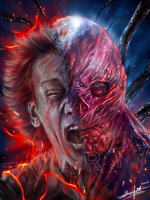 The Transformation - Vecna, Stranger Things, High Quality Digital Print