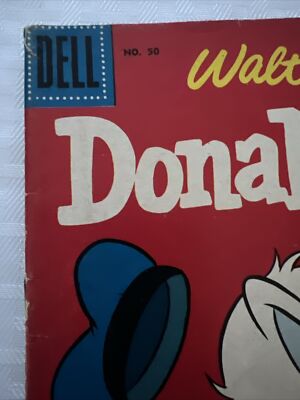 Vintage Walt Disney's Donald Duck 50 Comic Book 1956 | eBay
