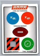 Time-Out Yardage Down Markers Game 2019 NFL Five Football Card Replacement