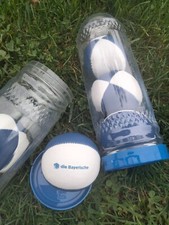 2x Jonglierset Originalverpackung 6 Bälle Bayernfahne Leder Neu