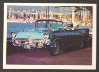 1957 Chevy Bel Air 1991 Dream Car Panini Card #3 (NM)