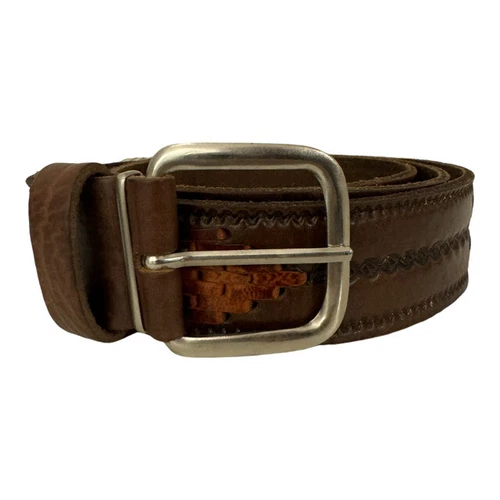 Echtleder Gürtel Dunkelbraun Rinderleder Luxus Herren Handmade Marokko - Bild 1 von 5