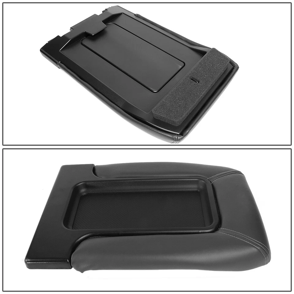 Dark Grey Factory Style Center Console Armrest Lid for 01-07 Silverado Sierra - Imagem 4 de 4