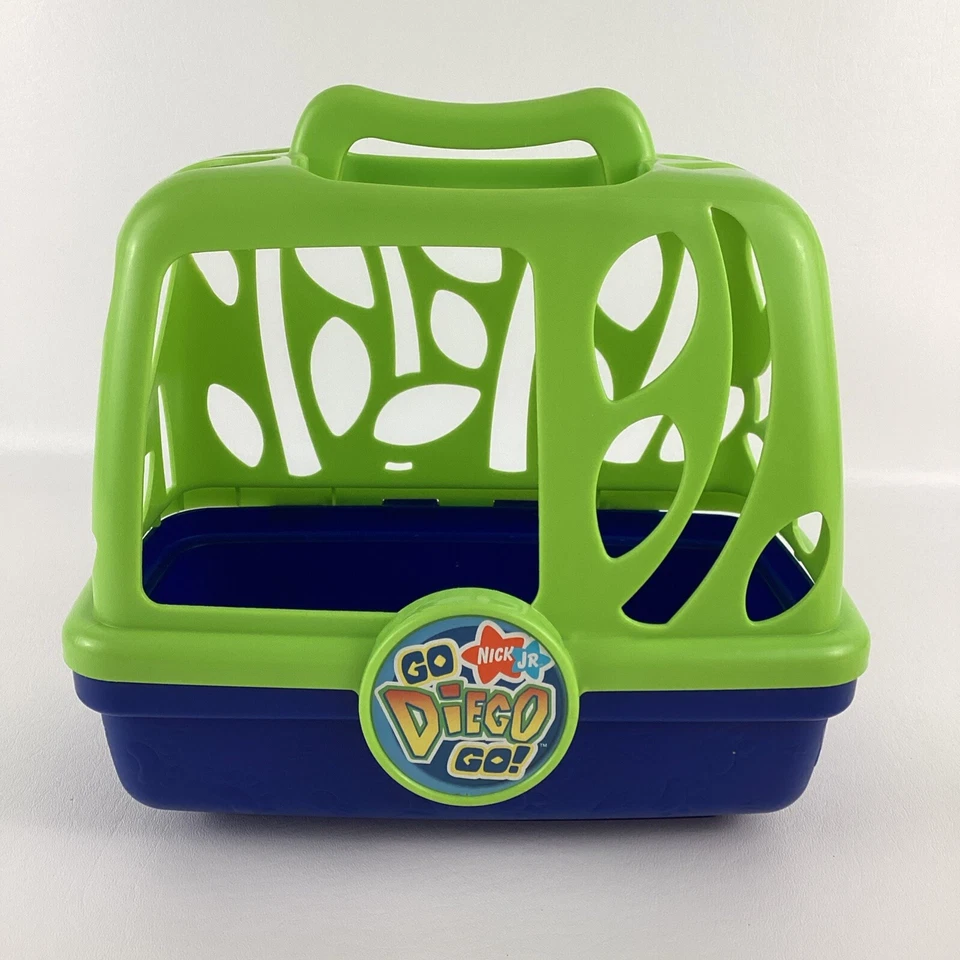 Nick Jr Go Diego Go Rescue A Friend Talking Lion Cub 11" Plush Stuffed w Carrier - Image 2 of 4