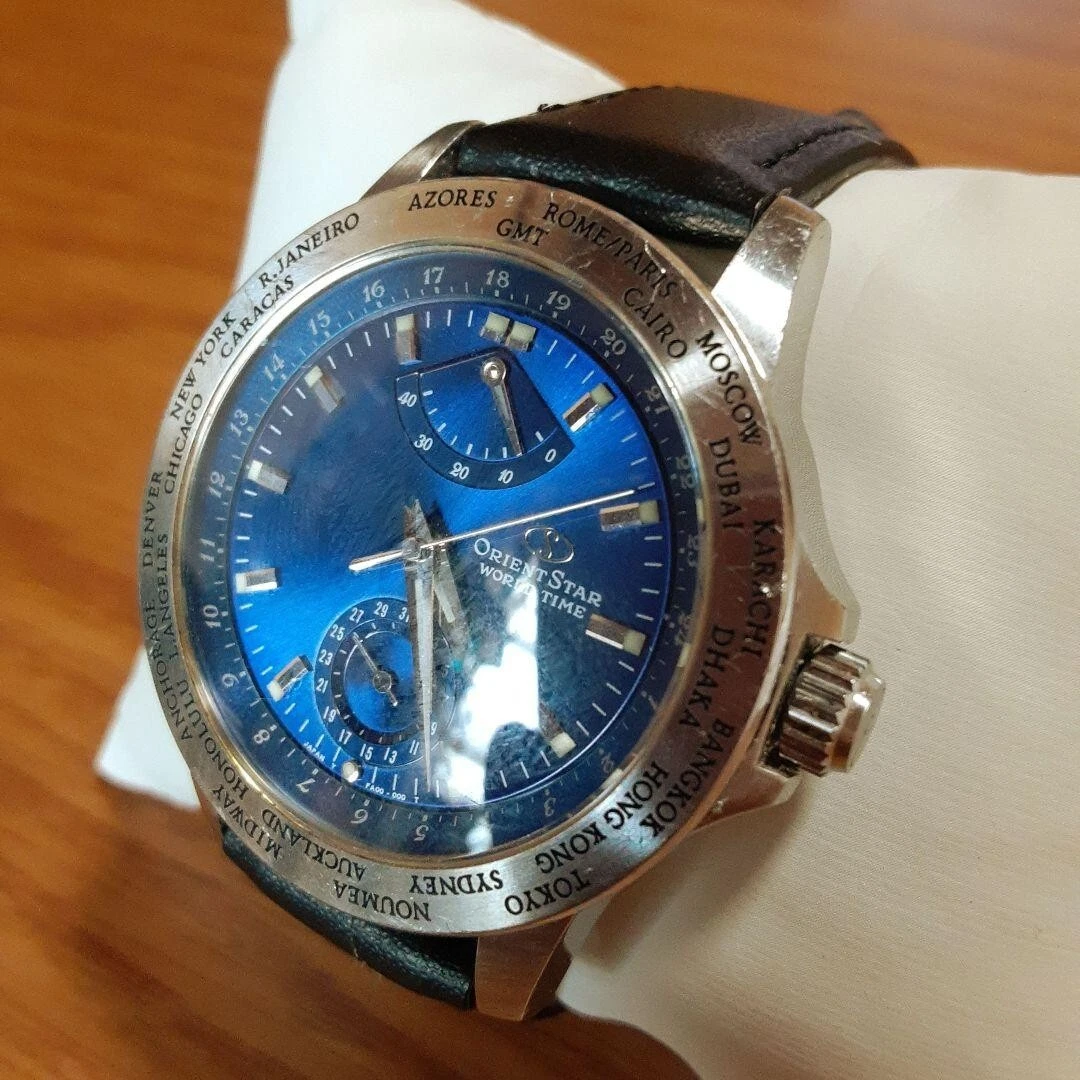 Orient star world time hot sale