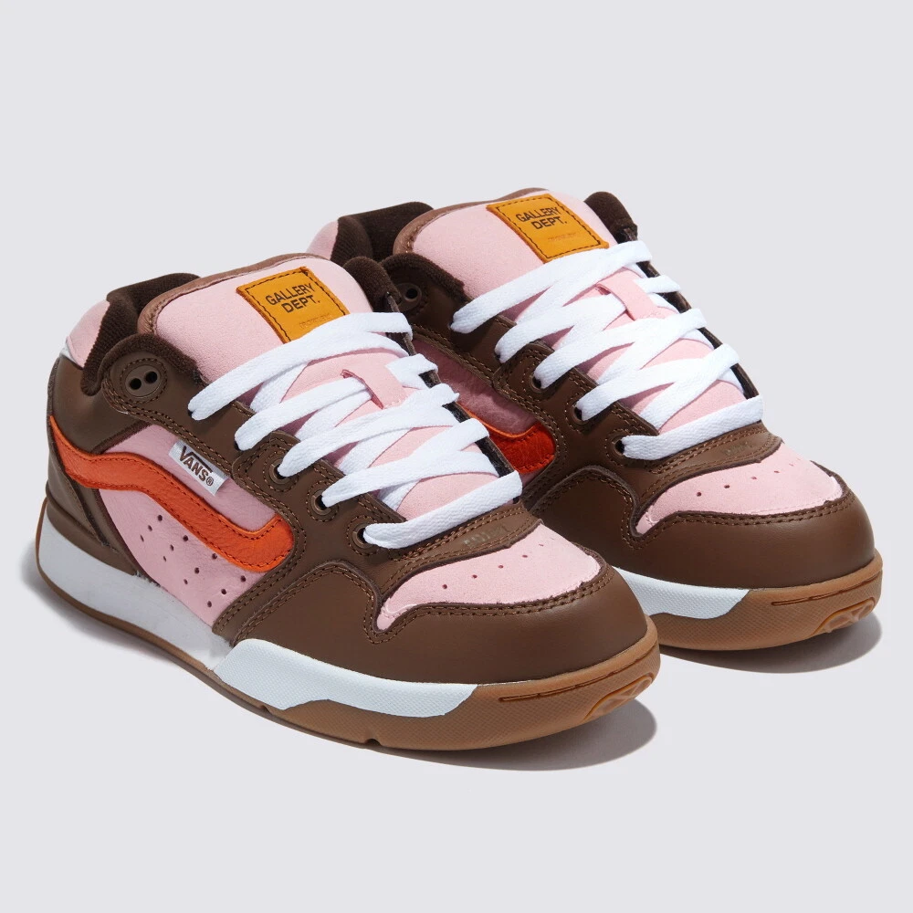 New Vans Vault X Gallery Dept Rowley XLT LX Neopolitan Brown Pink Sneakers 2023