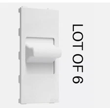 Lot of 6  Taymac Allure A30W Toggle Switch Insert Non-Metallic White